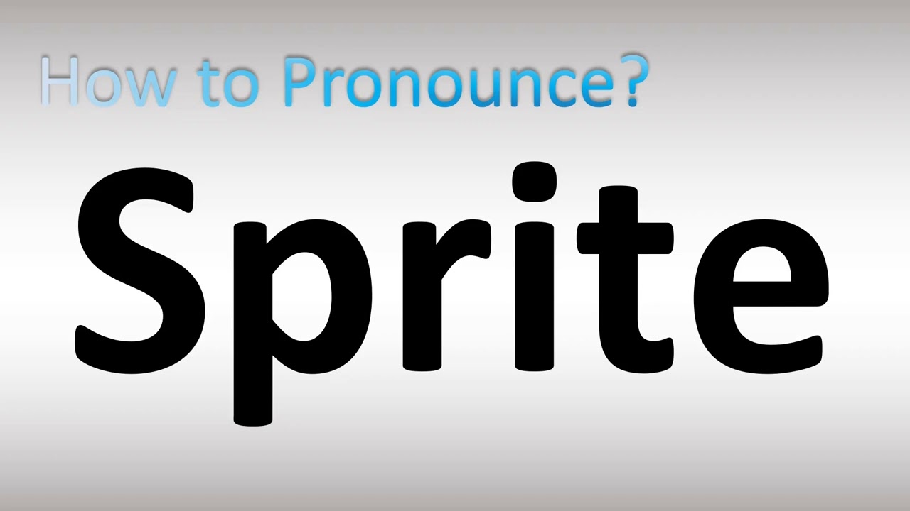 ユウスケ　Sound Sprite SSM-RD How to Pronounce Sprite - YouTube