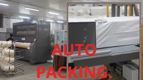Automatic cone packing machine/Automatic  bag formation  in spinning mills.