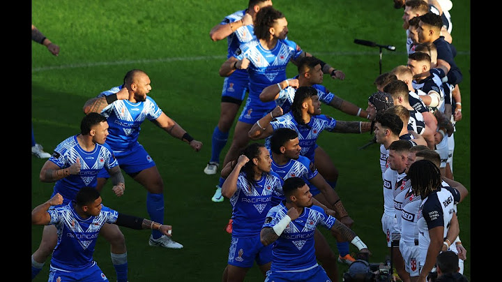 Samoa's sensational Siva Tau, performed to England at Emirates Stadium | Cazoo Match Highlights