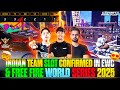 INDIAN TEAM SLOT CONFIRMED IN EWC &amp; FREE FIRE WORLD SERIES 2025 | ESPORTS WORLD CUP 2025 |FFWS 2025