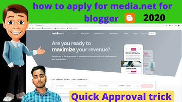 how to apply for media.net for blogger | how to approved media net on blogger 2020 | media.net ....?