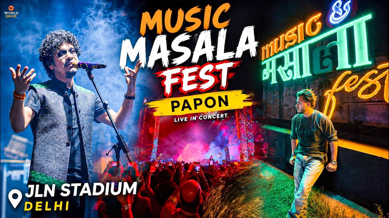 Music Masala Fest Delhi / Papon Live 🎤 / Full Masti Vlog ️ - YouTube
