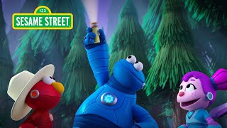 Mecha Cookie Monster Faces His Fear of the Dark