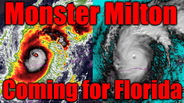 Monster Hurricane Milton is headed for Florida - What you need to know