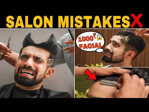 STOP❌these Salon Mistakes| Haircut Tips as per FACE SHAPE| How to Set beard |Mens Hairstyle | Hindi