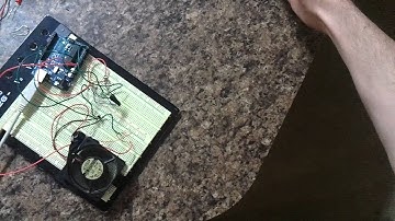 arduino temperature activated fan