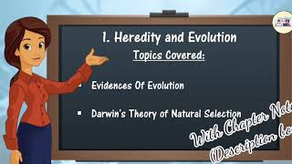 Heredity & Evolution|Science 2 - Chapter 1 | Evolution Evidence, Darwin's Theory - Natural Selection