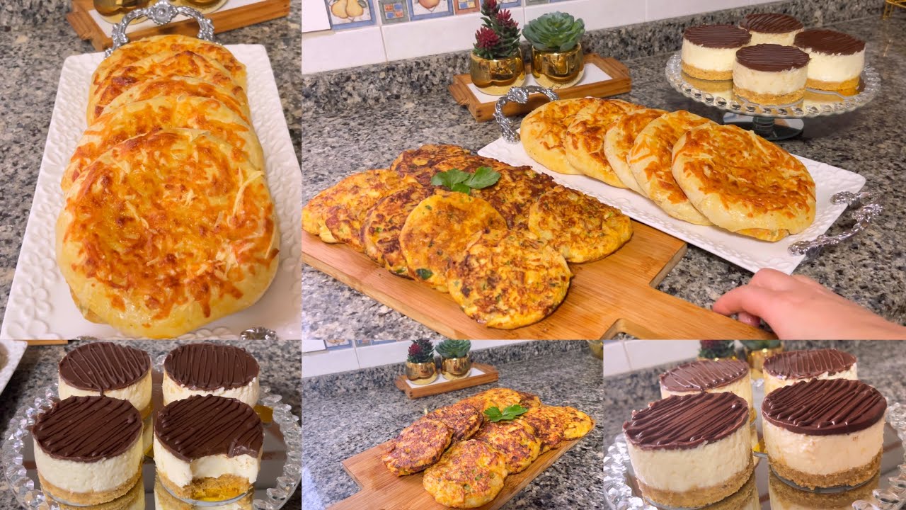 أسرع مايمكن تحضري لي فطور اليوم كلشي بسيط ولذيذ 👌🏻تحلية بدون جيلاتين ولا نشا مع فطائر لذيذة بزاف