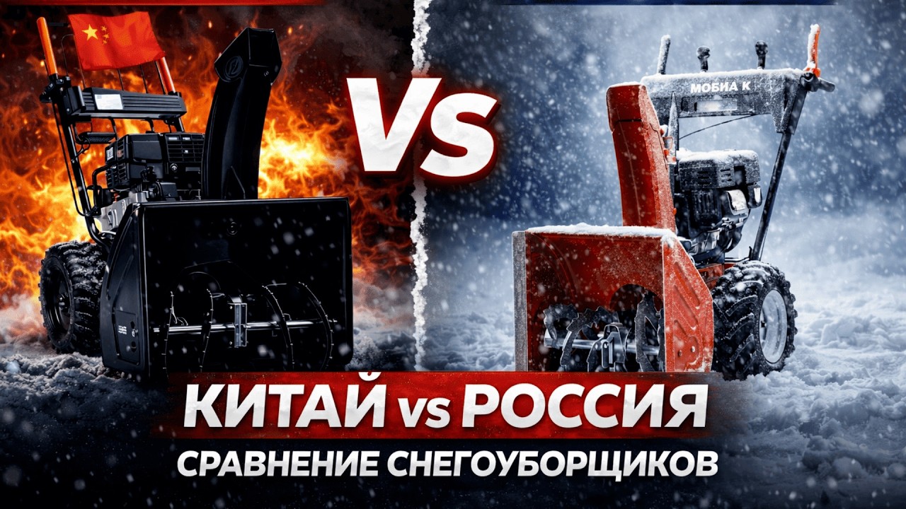 Какой снегоуборщик лучше: китайский или российский?