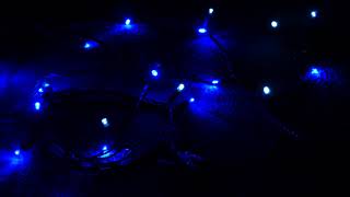 Shimmer 5mm Blue With Pure White Strobe Lights