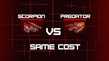 Predator vs Scorpion - Same Cost (C&C 3: KW)