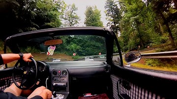 MX5 touge street drifting - open diff