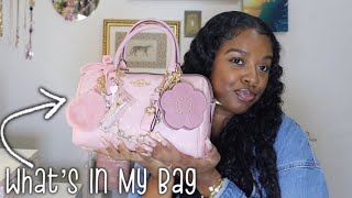 What s In My Bag - Coach Powder Pink Rowan