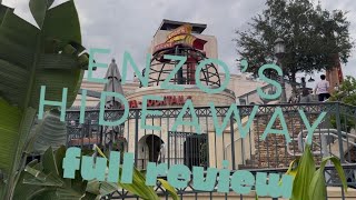 Enzo’s Hideaway at Disney Springs! FULL REVIEW 