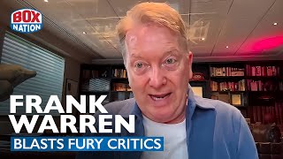 Frank Warren Goes In After EXPLOSIVE ROW With Simon Jordan On Tyson Fury