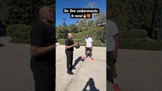 Dr. Dre understands it now!🏀 #DrDre #LethalShooter #nba #redbull