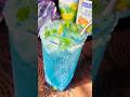 Blue Curacao Mojito🍸❤️ recipe #shorts #mojito#bluemojito #drink #refreshing #viral#recipe