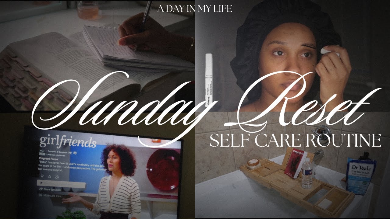 Sunday Reset | Reset cleaning + Self care routine + Bible study - YouTube