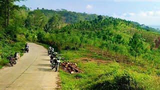 keindahan alam pedesaan dataran tinggi  desa penyarang kec Sidareja Cilacap
