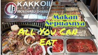 Kuliner Yogyakarta 2022, Kakkoii Japanese BBQ & Shabu- Shabu, All you Can Eat