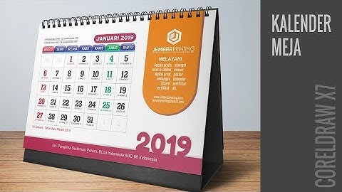 Cara membuat Desain Kalender di Coreldraw