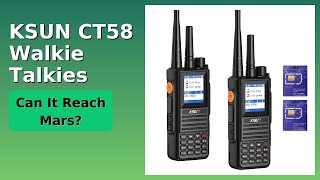 Review 2026 Ksun Ct58 Walkie Talkies. Features.
