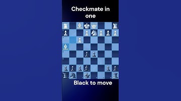 Checkmate in one  #chess #puzzlegame  #puzzle #youtubeshorts #chessgame  #checkmate #quiz #chesscom