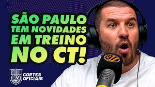 SÃO PAULO TEM NOVIDADES EM TREINO NO CT!