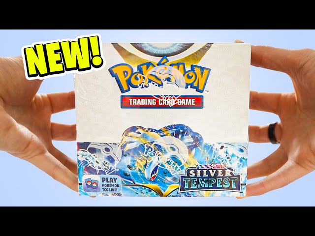 NEW* Pokémon SILVER TEMPEST Booster Box Opening - YouTube