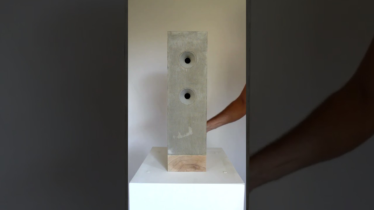 'Concrete, Ash, and Rain', An Interactive Sculpture. 