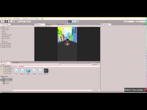 subway surfer/temple run like game unity 3d