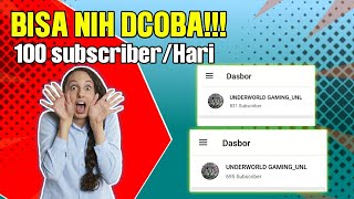 100 subscriber/hari!!!web 1000 subscriber 2021