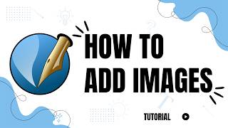 How to add images in scribus