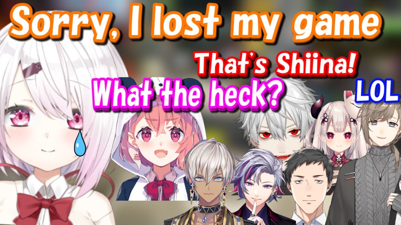 ［Eng Sub］Shiina lost her game and kind Nijisanji member ［Kanae/Kuzuha/Sasaki/IB/Fuwa/Naraka/Yashiro］
