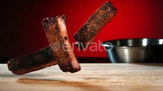 Bbq Thrown And Bouncing In Ultra Slow Motion 1500Fps With Flavorful Es - Bbq Phantom 047 S...