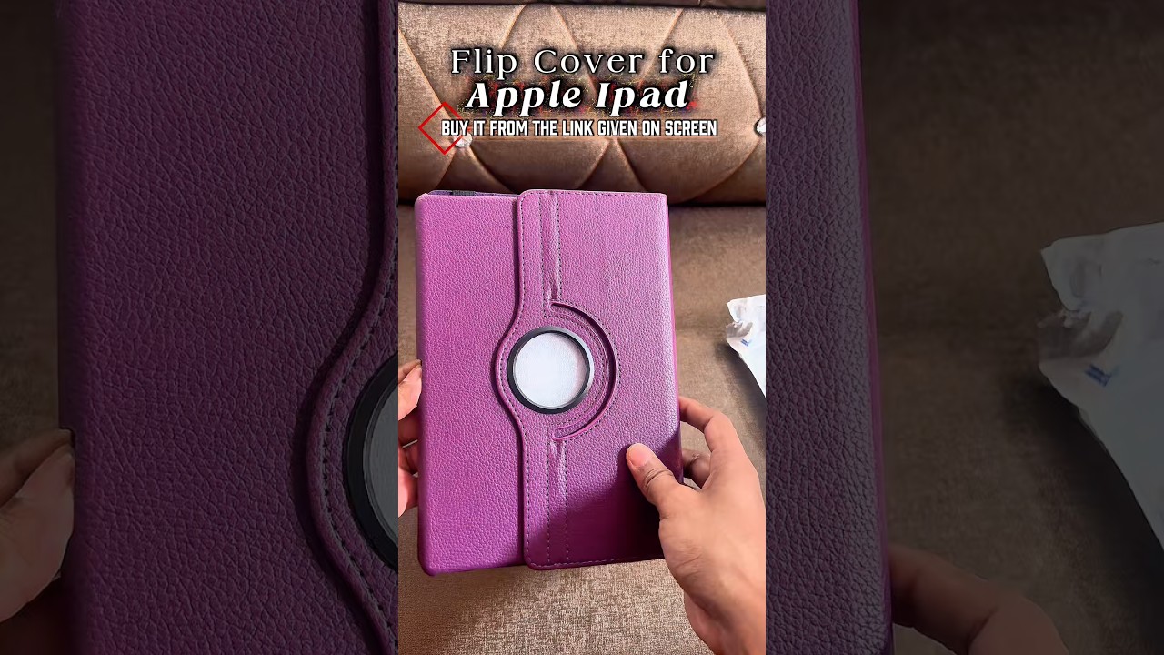 Flip Cover for Apple iPad 10.2 inch 9th/8th/7th Generation | Purple Colour 