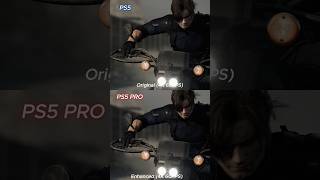 RE9 REQUIEM PS5PRO VS PS5 Graphics Comparison | Bike Scene #residentevil #ps5pro #shorts
