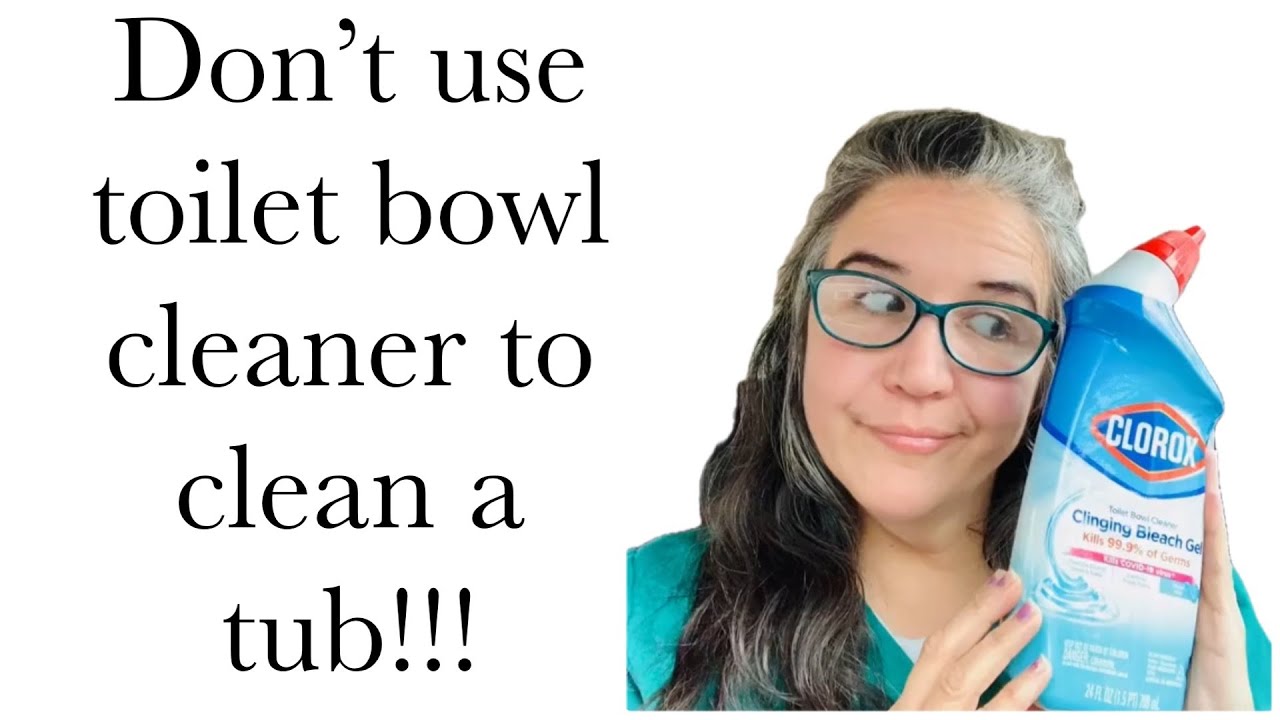 Don’t use toilet bowl cleaner to clean showers & tubs YouTube