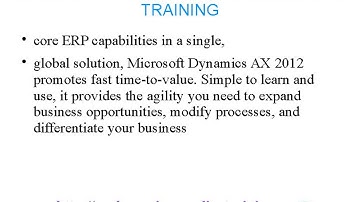 Microsoft Dynamics Ax 2012 Technical Online Training Hyderabad