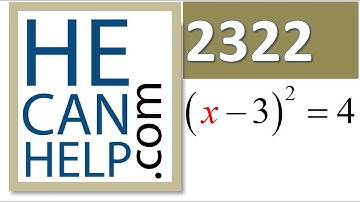 2322 {HECANHELP.COM USA & GEORGE MATHEW} Two Solutions for x