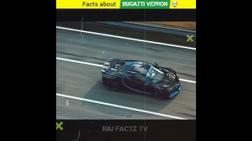 3 Amazing Facts About Bugatti Veyron #shorts #shortsvideo #bugatti
