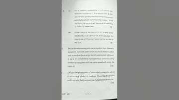 Electrodynamics|M.Sc. Semester-1|Question Paper|Lucknow University|For M.Sc. Notes Check Discription