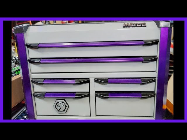 MINI REVEL TOOLBOX - THUNDERSTORM GRAY WITH PURPLE