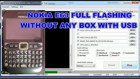 Nokia E64 Flash Without Any Box With USB