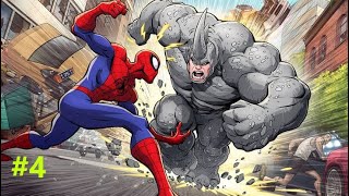 Spider-Man Ultimate part #4 Spider man VS Iron Robot Walkthrough Gamepaly