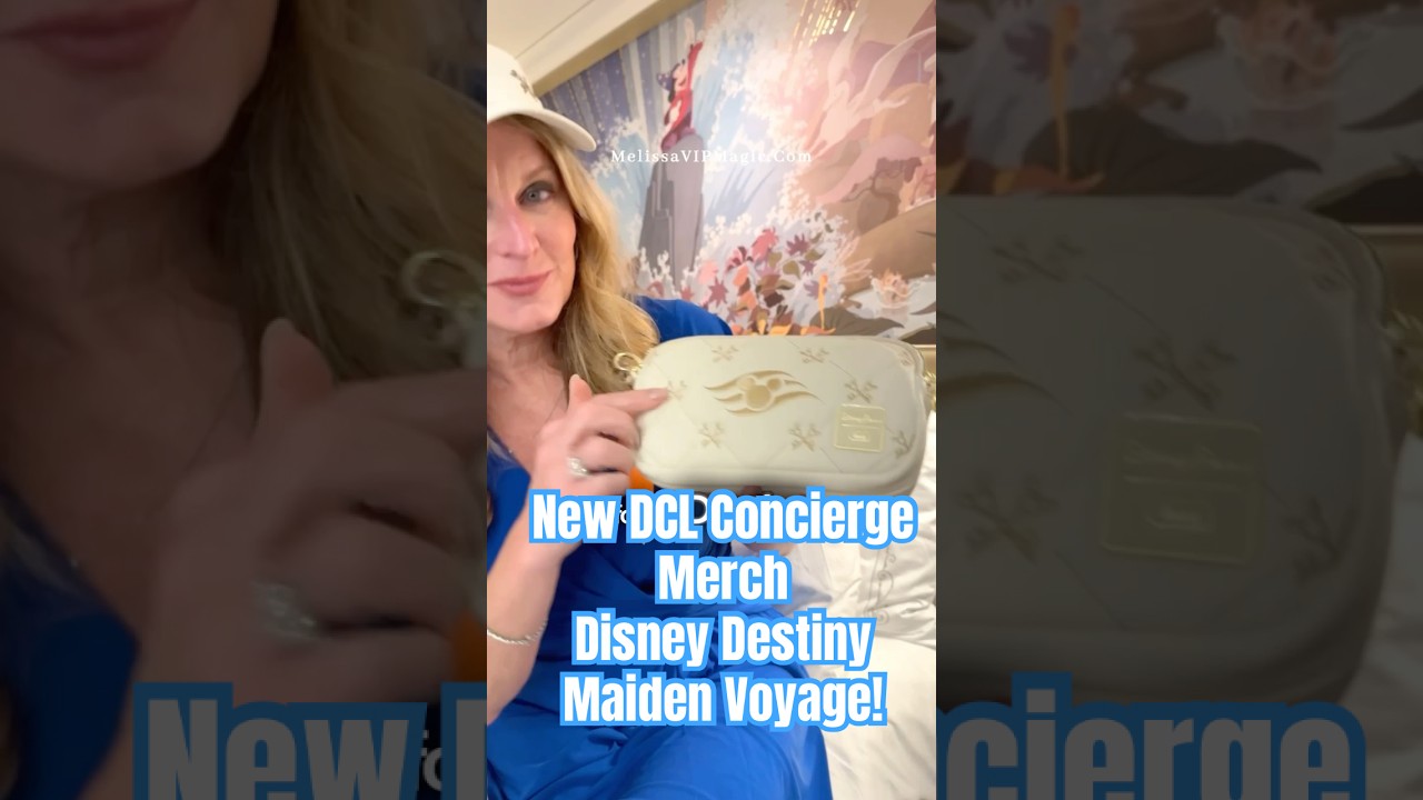NEW CONCIERGE Merch- Maiden Voyage Disney Destiny! LUG BAG - HAT #concierge