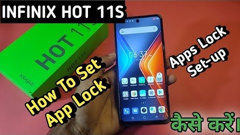 How To Set App Lock in infinix Hot 11s, Infinix Hot 11s me Apps Lock Keise Lagaen, Apps Lock infinix