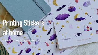 How to print stickers at home on an Inkjet printer