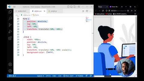 Form Submit Pop-up #html #css #javascript