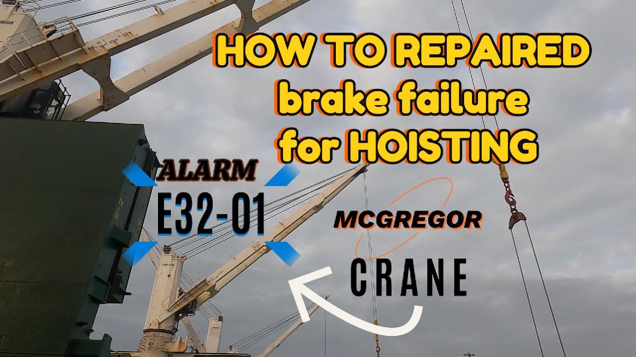 How to repaired brake failure  & alarm code E302-01  McGregor